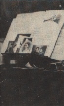 Photographs on Deckard's piano